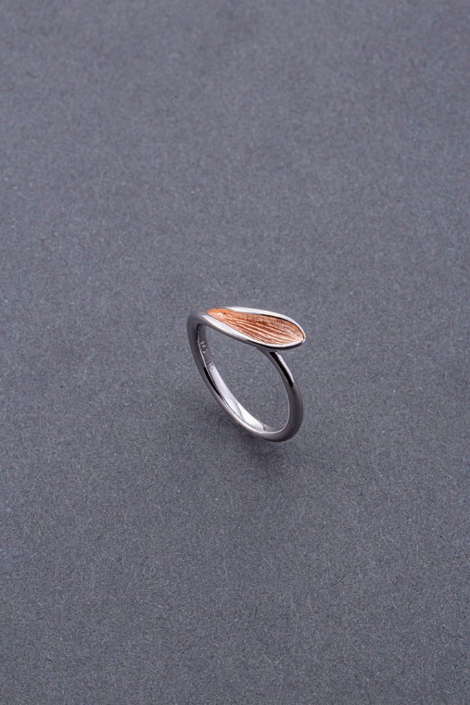 Bague "Feuille de cerisier"