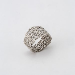 Bague "Tissage de nœud en huit"