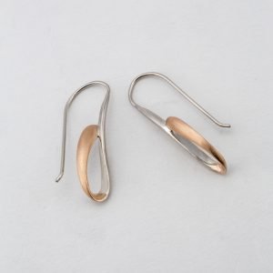 Boucles d'oreilles "Boucle bicolore"