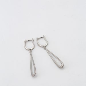 Boucles d'oreilles "Goutte givrée"