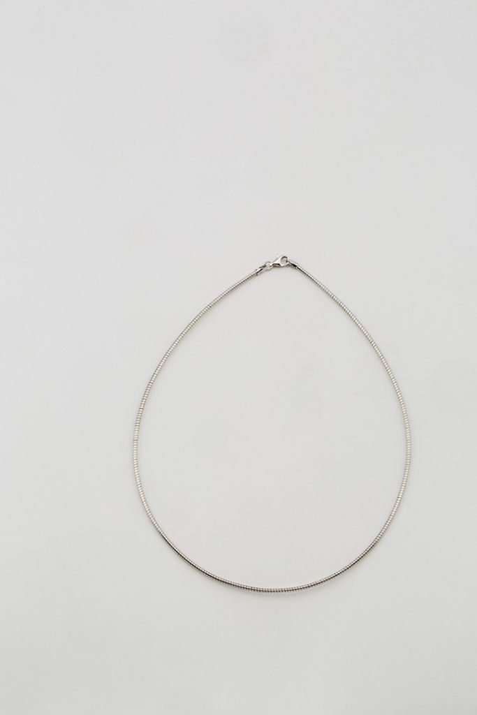 Chaîne collier Oméga argent 925