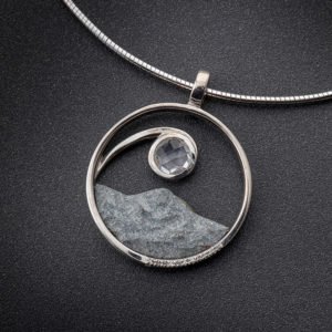 PENDENTIF "L'AUBRAC AU CLAIR DE LUNE"