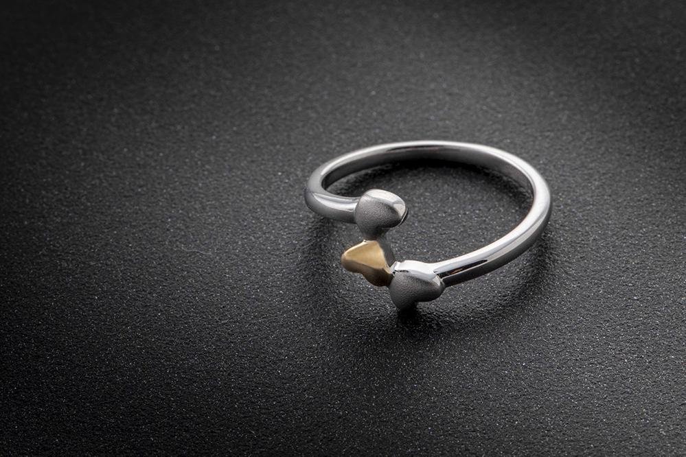 Bague "Trois petits cœurs"