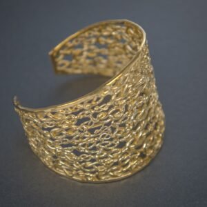 BRACELET MANCHETTE PLUIE DE LAC D’AMOUR Or